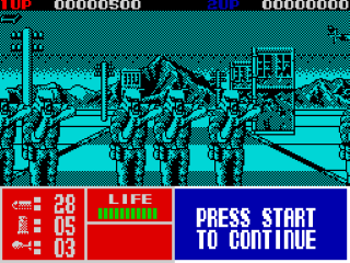 Operation Thunderbolt screenshot 3 for ZX Spectrum
